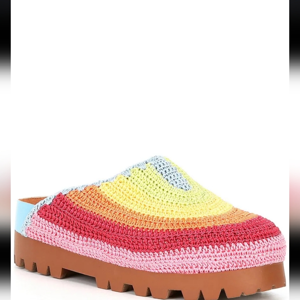 Colorful Crochet Women's Clogs